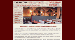 Desktop Screenshot of capricciopizzadayton.com